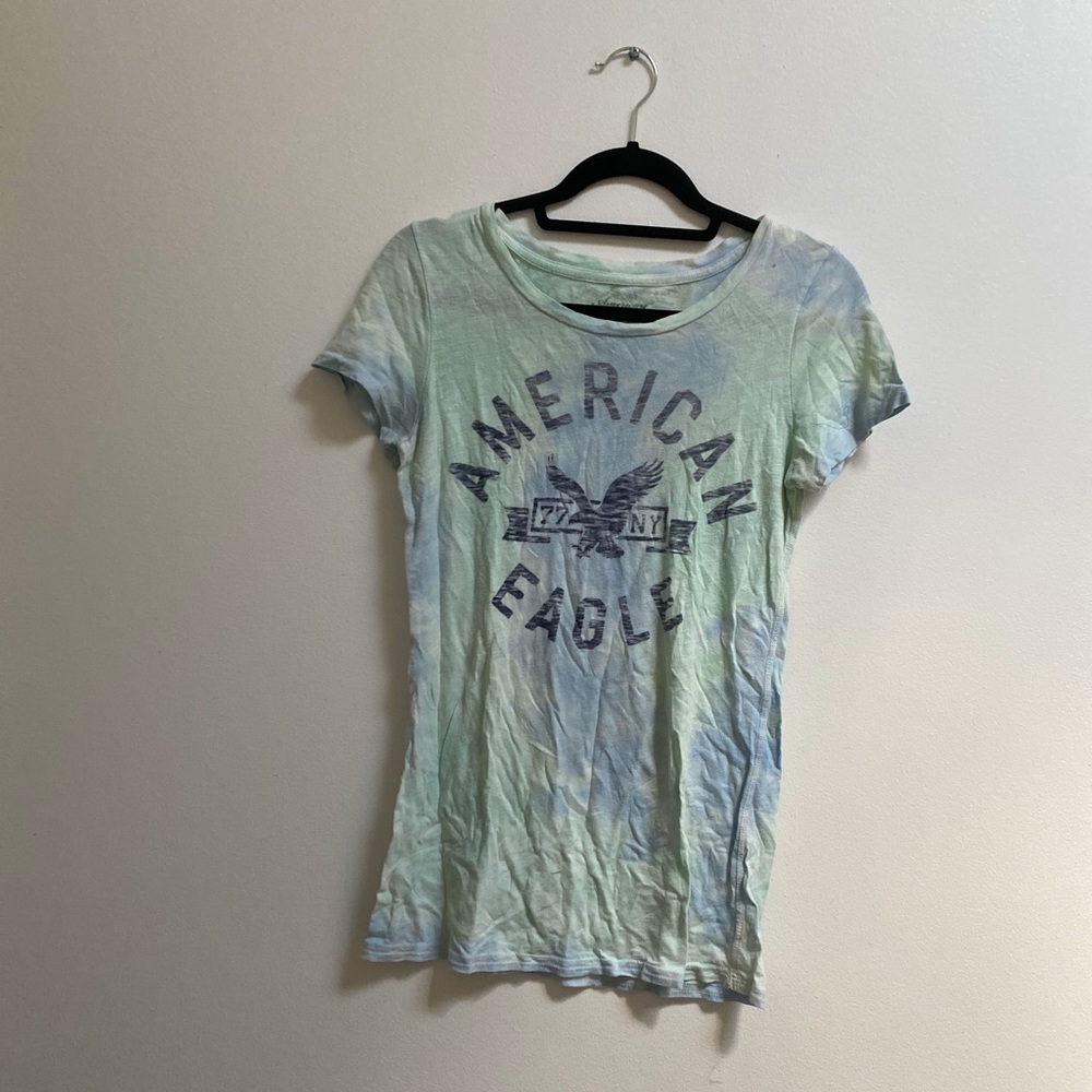 AEO Tie Dye Graphic Tee